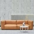 MAGS SOFA SOFT, δομοστοιχεία από δέρμα, ανεστραμμένες ραφές, δημιουργήστε το δικό σας sofa, HAY