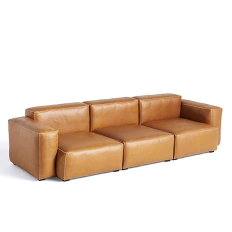 MAGS SOFA SOFT, modulare Kombinationen, aus Leder, HAY