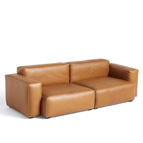 MAGS SOFA SOFT, modulare Kombinationen, aus Leder, HAY