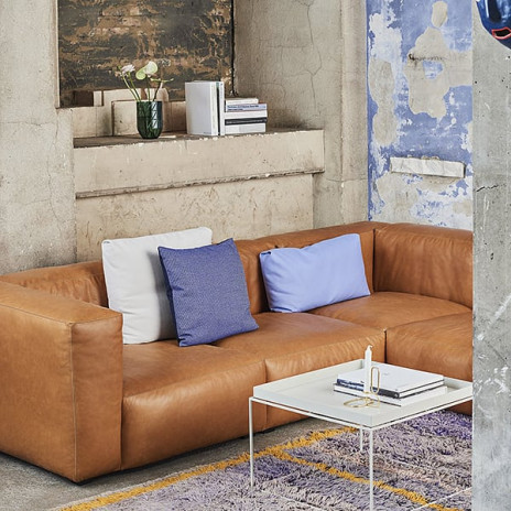 MAGS SOFA SOFT, modulare Kombinationen, aus Leder, HAY