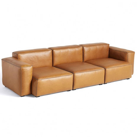 MAGS SOFA SOFT, modulare Kombinationen, aus Leder, HAY