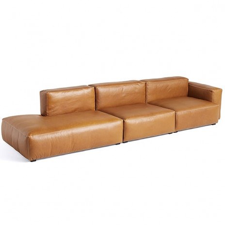 MAGS SOFA SOFT, modulare Kombinationen, aus Leder, HAY