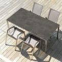 PURO dining tables or coffee table, ceramic version, by TODUS, great choice of dimensions, robust, clean lines: perfect for use on the terrace or in your living room