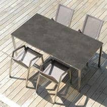 PURO dining tables or coffee table, ceramic version, by TODUS, great choice of dimensions, robust, clean lines: perfect for use on the terrace or in your living room