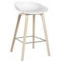 ABOUT A STOOL ，吧stool由HAY -裁判。 AAS32 - 木制底座，聚丙烯外壳 - HEE WELLING和HAY
