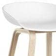 ABOUT A STOOL, bar stool by HAY - ref. AAS32 - Wooden base, polypropylene shell - HEE WELLING and HAY
