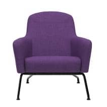 HAVANA, fauteuil avec piétement en acier