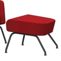 The HAVANA footrest, complementary to the HAVANA armchair, feet in steel. A...