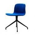 ABOUT A CHAIR - ref. AAC15 - Upholstered seat, aluminium legs, with wheels