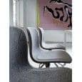 ABOUT A CHAIR - Ref. AAC15 - asiento tapizado, patas de aluminio, con ruedas - HEE WELLING HAY