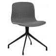 La chaise About a Chair par HAY - réf. AAC11 - assise en tissu, piétement en aluminium - l'art du design nordique