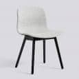 ABOUT A CHAIR - ref. AAC13 - Upholstered seat, feet in wood, oak or ash