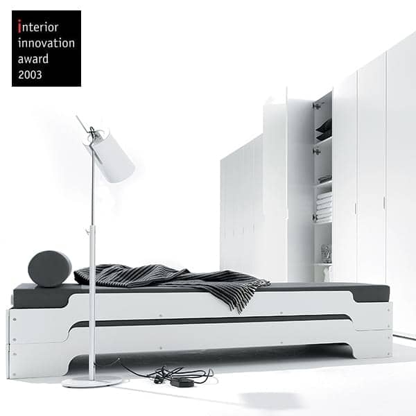 Stackable bed STACK by ROLF HEIDE since 1967, a timeless concept, extrem comfort and a pure and modern line.