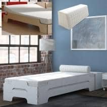 配件穆勒床：板条架，可调节床架，床垫，靠垫，垫