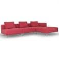 LOTUS sofa : combine the base module, the angle and the poufs to create your own relax sofa, with excellent seating comfort