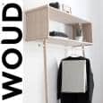 TÖJBOX，超过衣架，一个完美的一件家具是惊讶。生态设计，制作by工作室MADE BY MICHAEL的WOUD