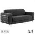 SILVER um sofá-cama para 2, projetado para pequenos espaços, confortável, intemporal, no verdadeiro estilo escandinavo, por Softline