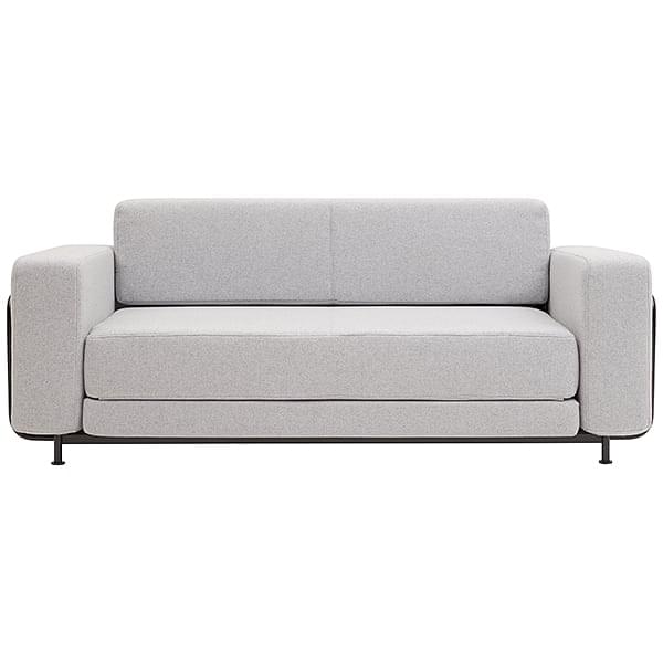 SILVER, a convertible sofa bed for 2, designed for small spaces, comfortable, timeless, in true Scandinavian style