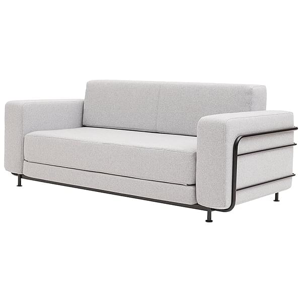 SILVER, a convertible sofa bed for 2, designed for small spaces, comfortable, timeless, in true Scandinavian style