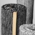 デザインハウスストックホルムによりビョークの敷物：ウールや綿、革と並ぶ、高強度と高貴な素材の甘さ