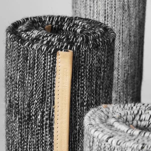 デザインハウスストックホルムによりビョークの敷物：ウールや綿、革と並ぶ、高強度と高貴な素材の甘さ