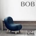 扶手椅BOB ，多功能，面料和白蜡木。 SOFTLINE