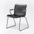 Dining chair, CLICK SYSTEM, resin and steel, outdoor