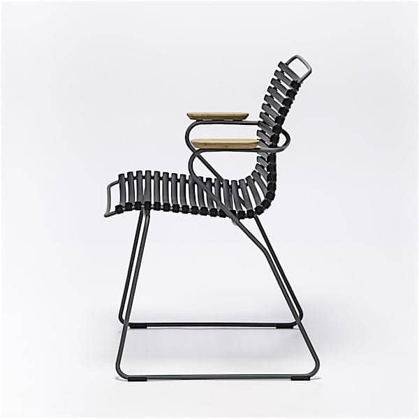 Dining chair, CLICK SYSTEM, resin and steel, outdoor