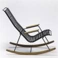 Rocking Chair CLICK SYSTEM, résine et acier, outdoor