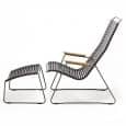 Lounge Chair CLICK SYSTEM, résine et acier, outdoor
