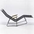 Cadeira de balanço espreguiçadeira, CLICK SYSTEM, resina e aço, ao ar livre, por HOUE