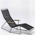 Rocking Chair bain de soleil CLICK SYSTEM, résine et acier, outdoor