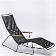 Rocking chair lounge chair, CLICK SYSTEM, resin and steel, outdoor