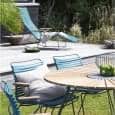 Rocking Chair bain de soleil CLICK SYSTEM, résine et acier, outdoor