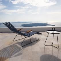 Bain de soleil lounge CLICK SYSTEM, 7 positions, r&eacute;sine et acier, outdoor