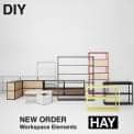 NEW ORDER, DIY: create a simple or complex storage composition, and associate a beautiful table or a practical desk 