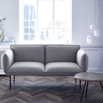 Sofa NAKKI 2 places, confort et modernité. WOUD.