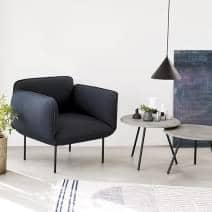 Fauteuil NAKKI 1 place, confort et modernit&eacute;, Mika Tolvanen. WOUD.