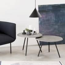 Table d'appoint SOROUND, design &eacute;l&eacute;gant scandinave.