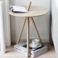 Side table COME HERE: solid wood, very soft finishes
