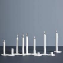 Candelabro CLUSTER, dise&ntilde;o noruego, Silje. WOUD.