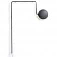 MERCURY, luz de la pared, con LEDs, equipado con un regulador táctil. WOUD