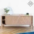 Buffet bas : Marius par Hartô, chêne naturel massif et MDF plaqué chêne