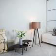 LUCA STAND, floor lamp, Ø 50 cm - H 140 cm, by MAIGRAU, beautify your living room, your office or bedroom