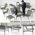 Colección PALISSADE - silla, sillón, taburetes, sofá, mesas y bancos - para uso en interiores o exteriores