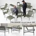 Collection PALISSADE - chaise, fauteuil, tabourets, sofa, tables et banc - pour un usage intérieur ou extérieur
