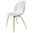 BEETLE chair, polypropylene shell and wood base. GUBI