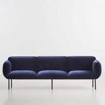 Sofa NAKKI 3 places, confort et modernité. WOUD.