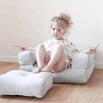 LITTLE CUBIC, un sill&oacute;n fut&oacute;n convertible en puf o cama c&oacute;moda y acogedora, para ni&ntilde;os