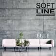 ELLE, ein Sofa voller Rundheit und Weiblichkeit